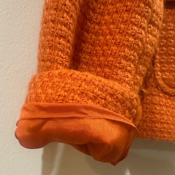 Rafaella Women's Orange Textured Blazer - Picture 4 of 8